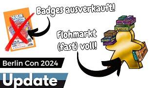 Badges ausverkauft – Flohmarkt (fast) voll - Berlin Con 2024 Update