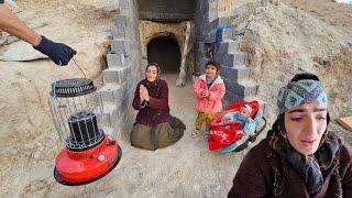 Flames of hope in the cold cave: Zulikha and her daughters in the embrace of warmth