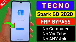 Tecno SPARK Go 2020 (KE5) FRP BYPASS 2023 (Without PC) New Trick) Android 10.11