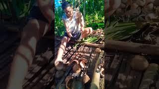 Rural Life Vlog Philippines Copra Making #farmer #lifeinthephilippines #farmerslife #countryside