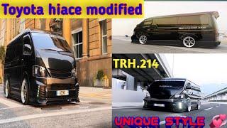 Toyota hiace modified||TRH214||unique style ||Hiace modified||hiace lovers #toyotalovers