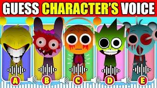 IMPOSSIBLE  Guess ALL Horror Incredibox Sprunki Characters by their VOICE!? | PHASE 2 HORRORS