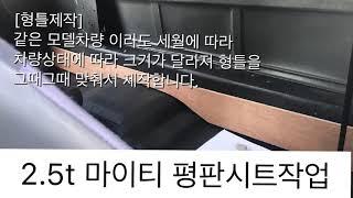 마이티 평판시트 제작과정