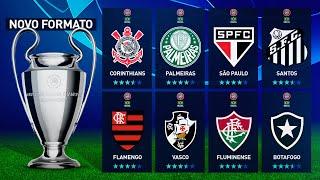 Coloquei PAULISTAS e CARIOCAS na NOVA CHAMPIONS LEAGUE 