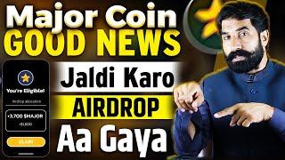 Major Coin Good News | Major Airdrop Listing Date | Major Star Airdrop | Crypto News | Albarizon