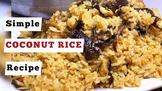 ONE POT SPECIAL COCONUT RICE RECIPE | CONCOCTION COCONUT RICE | Tomatoes substitute