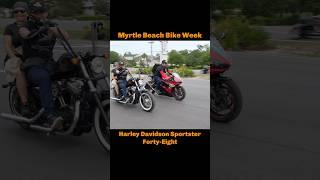 Harley Davidson Sportster Forty-Eight #sportster #harleydavidson #bikergirl #bikeweek #shorts #bike