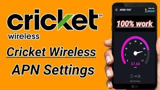 Cricket wireless APN settings | Cricket 5G apn settings