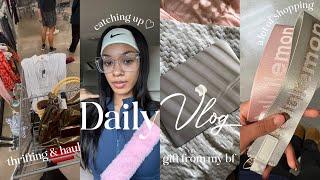 DAILY VLOG: solo date day, the best surprise gift ever, thrifting, a-lot of shopping & a HUGE haul!