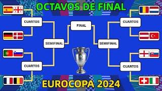 ASÍ se JUGARÁN los OCTAVOS DE FINAL en la EUROCOPA 2024