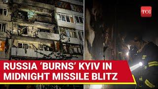 Putin Unleashes Missile-Drone HELL On Kyiv, Sends Ukrainians Running For Life Just After POW Swap
