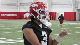 Video from Arkansas fall camp practice No. 15