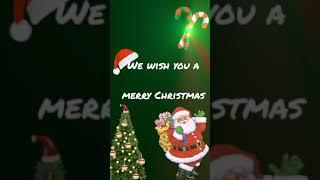 Merry Christmas Greetings #YTShorts | We Wish You A Merry Christmas Video Song 2021