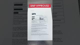 SINP APPROVAL