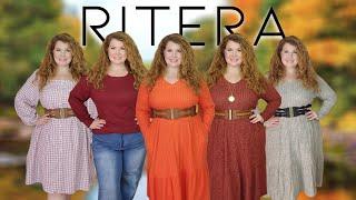 Ritera Plus Size Fall Try-On Haul | September 2024 #ritera #riteraplus