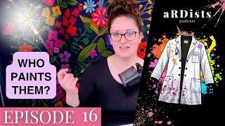 Who paints the portraits in Harry Potter? + Chemistry Watercolor Painting | aRDists Podcast Ep. 16