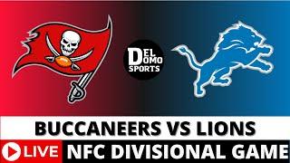 TAMPA BAY BUCCANEERS VS DETROIT LIONS LIVE - NFL Game Score JAN 21, 2024 - NFC Divisional Round