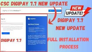 Digipay 7.7 New Update | Digipay 7.7 installation process | L0 Device Stilll Working ? #csc #cscvle