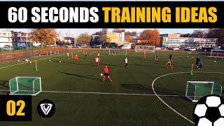 02 | 60 Seconds Training Ideas  | Football - Soccer Exercises | Thomas Vlaminck