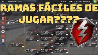 WoTBlitz Español | TOP 5 | RAMAS MÁS FÁCILES DE JUGAR