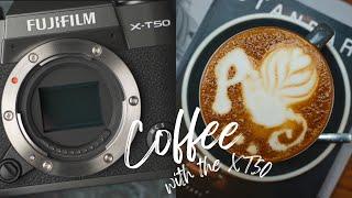 I have coffee with the Fujifilm XT50.