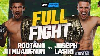 Rodtang Jitmuangnon vs. Joseph Lasiri | ONE Championship Full Fight