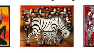 Tinga Tinga Paintings from Tanzania