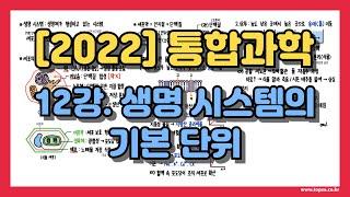 [고1 통합과학] 12강. 세포 구조, 확산, 삼투