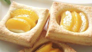 Easy to make peach pastry at home :: Peach Pastry