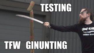 Testing the Ginunting by Traditional Filipino Weapons