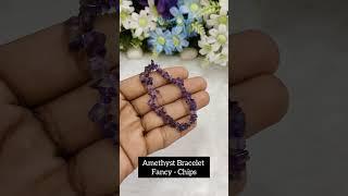 Bellarosa Gems | Natural Amethyst Bracelet #agate #amethyst #crystalhealing