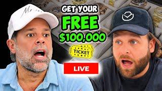 Selecting $100K Winner LIVE... Free Tickets! 