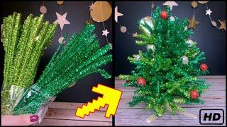 Easy DIY Chenille Christmas Tree !!