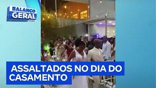 Noiva perde até vestido do casamento em assalto