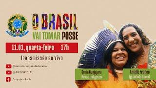 Assista agora a posse das Ministras Anielle Franco e Sônia Guajajara