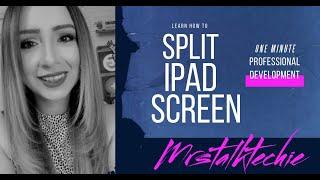 How to split screen on your iPad! 1 Min PD