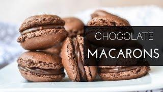 MACARONS CU CIOCOLATĂ || DULCINELE 