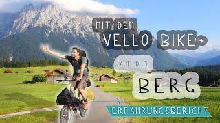 Mit VELLO BIKE+ auf den Berg und wieder runter!  Erfahrungsbericht