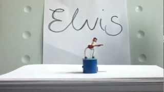 Mini-Elvis does Wooden Heart (Live Concert)