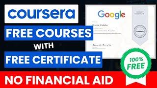 How To Get Paid Coursera Courses for FREE with Certificates in 2025 | Without Financial Aid