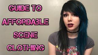 dressing scene on a budget║overview of a scene kid's basic wardrobe