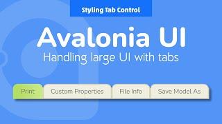 14. Avalonia UI Real World (Styling Tab Control)