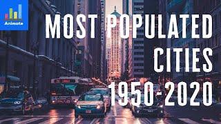 Most Populated cities | TIDA Animated Stat (1950-2020)