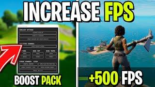 How To BOOST FPS Fortnite Low End PC Chapter 3!  Fix FPS Drops & Fix Stutters