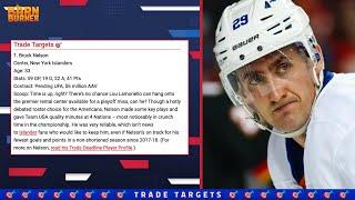 Daily Faceoff's Trade Targets  - #1 Brock Nelson (Linked The To Jets) | FN Barn Burner