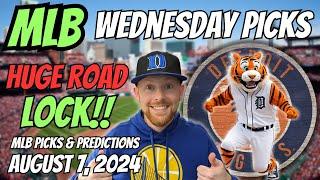 HUGE MLB LOCK!! MLB Picks Today 8/7/2024 | Free MLB Picks, Predictions & Sports Betting Advice