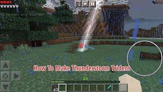 How To Make Lighting / Thunderstorm Trident | Minecraft