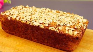 Take oatmeal and 1 zucchini. A simple zucchini bread recipe. No flour!