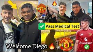 Yes, Diego Leon already at Old Trafford as he meets Man United teammates after pass medical test.