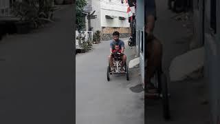 Gokart gowes sekalian momong anak